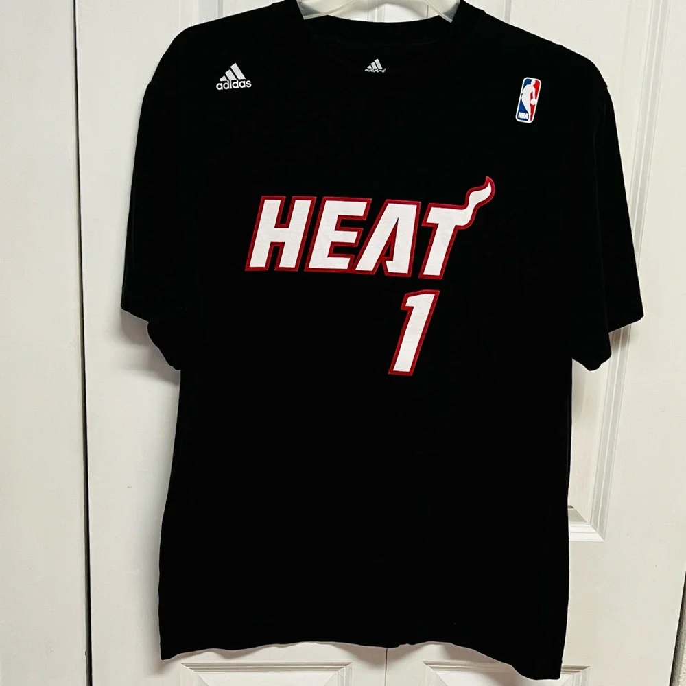 Adidas Basketball Black Heat Graphic Tee Size L